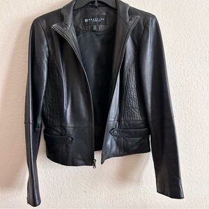 Kenneth Cole || Black Leather Jacket